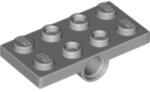 LEGO® Alkatrészek (Pick a Brick) Világos Kékesszürke 2x4 Módosított Lapos elem Alján Hengercsatlakozóval 6176242 (6176242)