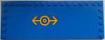 LEGO® Alkatrészek (Pick a Brick) Kék 6x16 módosított lap matricával (jobb) 6205pb002R (6205pb002R)