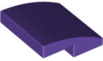 LEGO® Alkatrészek (Pick a Brick) Sötétlila színű 2x2 Íves Elem 6182217 (6182217)