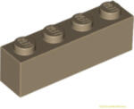 LEGO® Alkatrészek (Pick a Brick) Sötét cserszínű 1X1X4 Elem 6001822 (6001822)