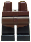 LEGO® Alkatrészek (Pick a Brick) Fekete minifigura láb sötétbarna köpeny mintával (star wars) 970c11pb26 (970c11pb26)