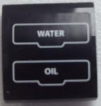 LEGO® Alkatrészek (Pick a Brick) Fekete ívelt módosított csempe water és oil matricával 15068pb007 (15068pb007)