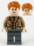 LEGO® Minifigurák Arthur Weasley - Sötétbarna pulóver, Sötét kékesszürke nadrág hp211 (hp211)