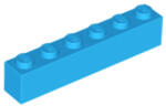 LEGO® Alkatrészek (Pick a Brick) Sötét azúr 1X1X6 Elem 4641356 (4641356)