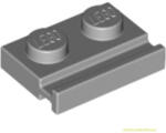 LEGO® Alkatrészek (Pick a Brick) Világos kékes-szürke 2X1 Lapos Elem Horonnyal 4211568 (4211568)