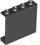 LEGO® Alkatrészek (Pick a Brick) Fekete 1x4x3 Fal Elem - használt 4105207 (4105207)