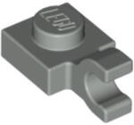 LEGO® Alkatrészek (Pick a Brick) Világosszürke 1x1 Lapos Elem Függőleges Csatlakozóval 601902 (601902)