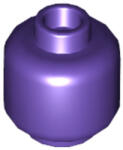 LEGO® Alkatrészek (Pick a Brick) Sötétlila Minifigura Fej 6173631 (6173631)