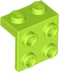 LEGO® Alkatrészek (Pick a Brick) Lime 1X2/2X2 Sarokelem 4569452 (4569452)