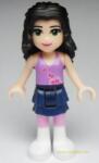 LEGO® Minifigurák Friends Emma figura, sötétkék szoknya, lila felső FRND007 (FRND007)