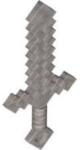LEGO® Alkatrészek (Pick a Brick) Mattezüst Minecraft Kard 6089098 (6089098)