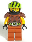 LEGO® Minifigurák Wallop - Stuntz Driver, Reddish Brown Spiked Shoulder Pads cty1318 (cty1318)
