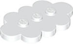 LEGO® Alkatrészek (Pick a Brick) Fehér módosított csempe felhő formájú 6223667 (6223667)