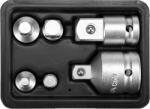 TOYA Set adaptoare YATO, reductii pentru tubulare, CrV, 6buc (YT-10671) Set capete bit, chei tubulare