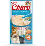  Inaba Cat Ciao Churu krémes macskaeledel - tonhal, tenger gyümölcsei 4 x