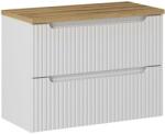 Comad Set dulap Comad Nova White NOVA WHITE 82-80-2S, blat Comad Nova Oak NOVA OAK A 89-80 (SETNOWBOAK80CMS)