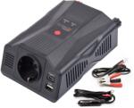 Technaxx Invertor de Tensiune TECHNAXX TE24 300W Alimentare 12V Iesire 230V USB-A USB-C Negru (5029TX)