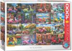 EUROGRAPHICS 1000 db-os puzzle - 16 Scooters (6000-5916) (6000-5916)