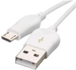 EMOS brand of Legrand EMOS SM7004W, Töltő- és adatkábel USB-A 2.0 / micro USB-B 2.0, Quick Charge, 1 m, fehér (SM7004W)