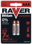 RAVER EMOS B7811, RAVER Lítium elem AAA 2db/bliszter (B7811)