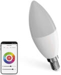 EMOS EMOS ZQZ322R, LED izzó GoSmart gyertya / E14 / 4, 8 W (40 W) / 470 lm / RGB / dimmelhető / Zigbee (ZQZ322R)