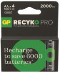 GP Batteries EMOS B26204, GP ReCyko Pro NiMH Akkumulátor HR6 (AA) 4db (B26204)