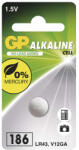GP Batteries EMOS B13861, GP Alkáli gombelem LR43 (186) 1db/bliszter (B13861)