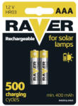 RAVER EMOS B7414, RAVER SOLAR NiMH akkumulátor HR03 (AAA) 2db/bliszter (B7414)