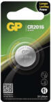 GP Batteries EMOS B15161, GP Lítium gombelem CR2016 1db/bliszter (B15161)
