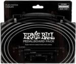 Ernie Ball Flex Patch Cables Pedalboard Multi-Pack Black