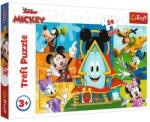 Trefl Puzzle Maxi Trefl Disney Mickey Mouse: Casa prietenilor amuzanti, 24 piese Puzzle