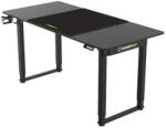 GAMEMAX Birou Gaming Gamemax D160 Carbon, reglaj electric (Negru) (BGGMD160CAEL)