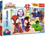 Trefl Puzzle Trefl Maxi Spidey si prietenii lui extraordinari, 24 piese Puzzle