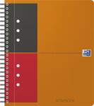 Oxford Agenda Oxford International Active Book, A5+, 80 file, coperta PP, file micro-perforate, portocaliu, dictando 100104067