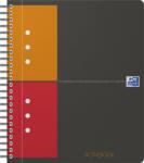 Oxford Agenda Oxford International Active Book, A5+, 80 file, coperta PP, file micro-perforate gri, patratele 100102880