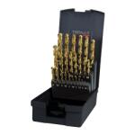 Terrax csigafúró készlet 25 részes 1-13x0.5 mm HSS-TiN (A250215TRO)