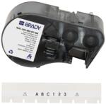Brady M4C-250-595-WT-BK / 170949, 6.35 mm x 7.62 m, Vinil, text negru / fundal alb