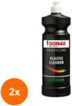 SONAX Set 2 x Solutie pentru Curatarea Suprafetelor Interioare din Plastic, 1 l, Sonax Profiline (DEM-2xMDR-286300)