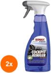 SONAX Set 2 x Solutie cu Efect Mat pentru Ingrijirea Suprafetelor din Plastic, Xtreme, 500 ml, Sonax (DEM-2xMDR-283241)
