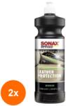 SONAX Set 2 x Solutie Profesionala pentru Intretinerea Suprafetelor din Piele, 1 l, Sonax (DEM-2xMDR-282300)