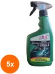 Jolie Set 5 x Solutie pentru Curatarea Suprafetelor din Sticla, 500 ml, Jolie (DEM-5xMDR-020124)