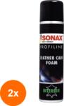 SONAX Set 2 x Spuma pentru Intretinerea Suprafetelor din Piele, 400 ml, Sonax (DEM-2xMDR-289300)