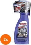 SONAX Set 2 x Solutie pentru Curatarea si Intretinerea Jantelor 750 ml, Sonax Xtreme (DEM-2xMDR-230400)