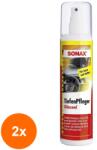 SONAX Set 2 x Solutie pentru Intretinerea Suprafetelor din Plastic cu Efect Lucios, 300 ml, Sonax (DEM-2xMDR-380041)
