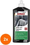 SONAX Set 2 x Solutie pentru Curatarea Tapiteriei din Piele, 500 ml, Sonax (DEM-2xMDR-291200)