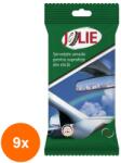 Jolie Set 9 x 25 Servetele Umede Auto pentru Suprafete din Sticla, Jolie (DEM-9xMDR-020147)