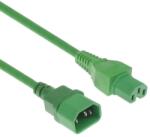 ACT Захранващ кабел ACT, C14 - C15, 2m, Зелен (EWENT-ACT-CAB-AK5310) - optimal-computers