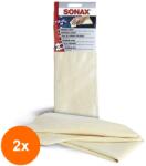 SONAX Set 2 x Laveta Premium din Piele Naturala, Sonax (DEM-2xMDR-416300)