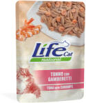  Life Cat Natural 6x70g Life Cat Natural Adult Tonhal & garnéla nedves macskatáp