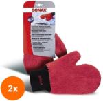 SONAX Set 2 x Manusa pentru Spalare din Microfibre, Sonax (DEM-2xMDR-428200)